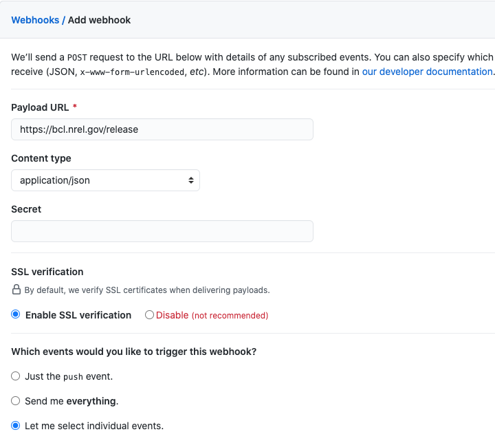webhook setup part 1