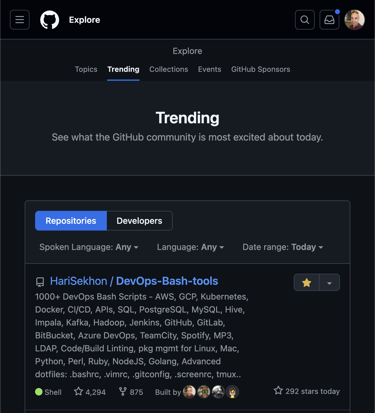 GitHub Trending