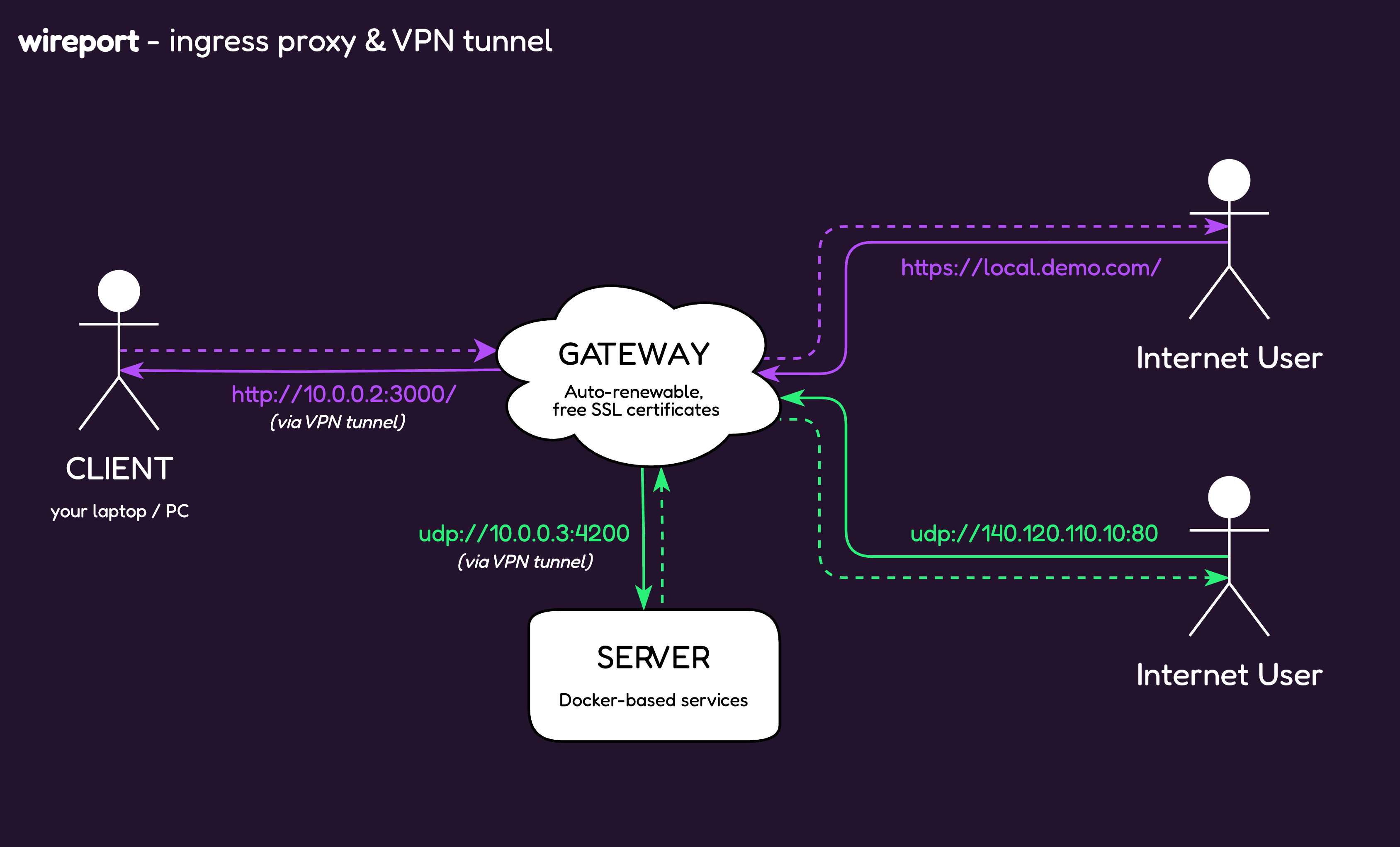 Ingress Proxy and VPN tunnel