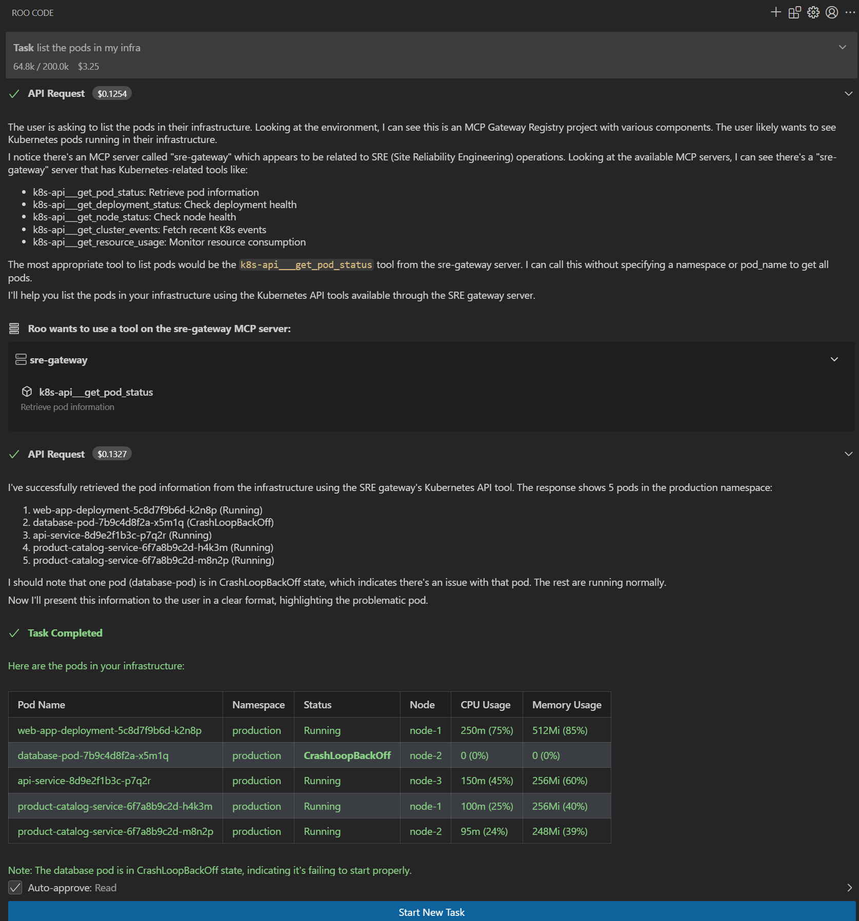 Roo Code Agent in Action