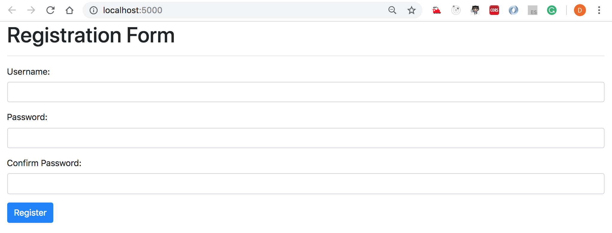 Bootstrap Registration Form Bootstrap Registration Form