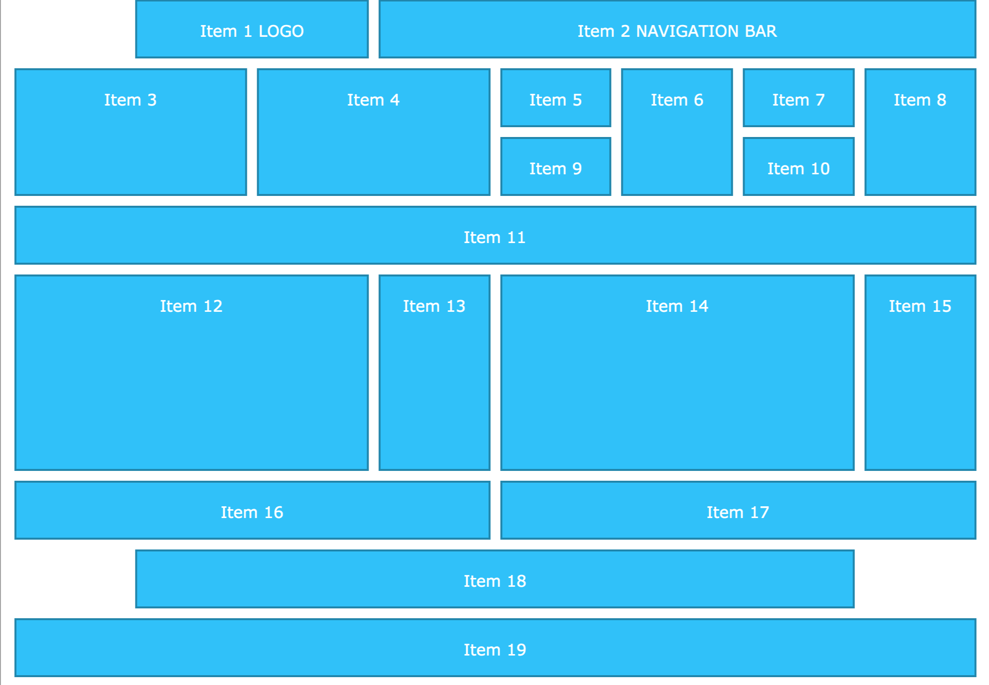 grid-column-row with span grid-column-row with span