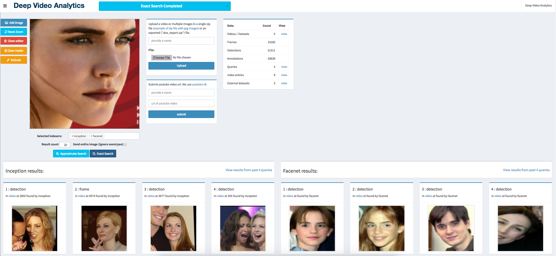 Emma Watson, from poster of her latest subject appropriate movie The Circle UI Screenshot