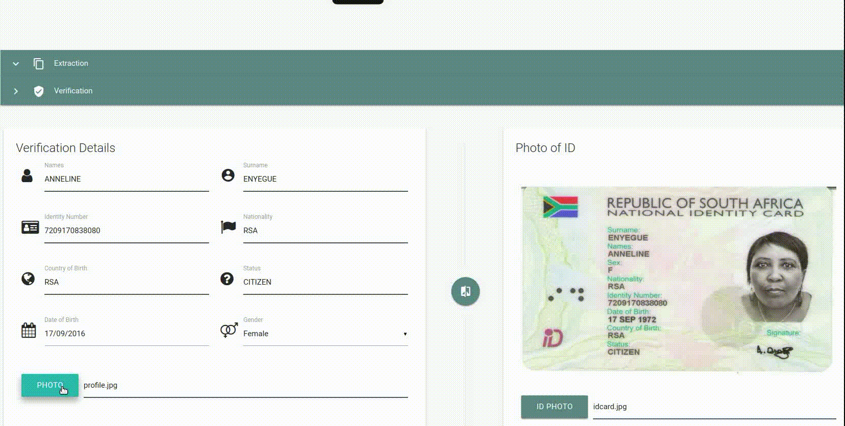 Verify Details alt text