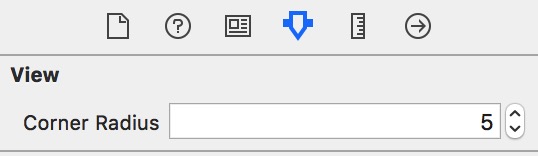 自定义圆角属性设置